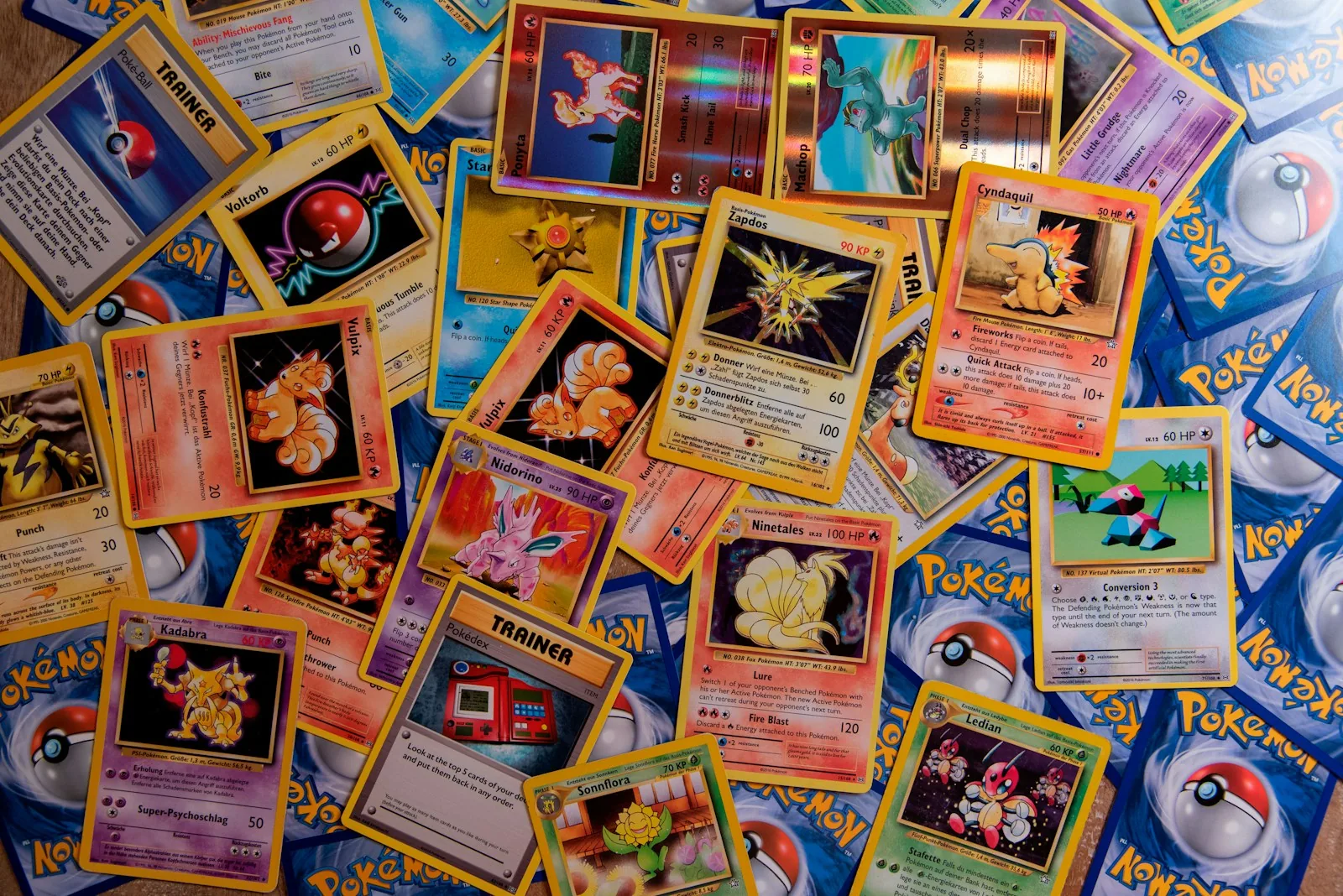 Tipos de rareza en expansiones Pokémon TCG: de Common a Special Illustration Rare e Hyper Rare, con distribución por set